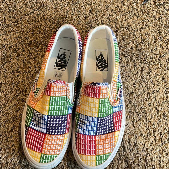 Pride vans size 8 men woman 9.5 NEW - Picture 2 of 11